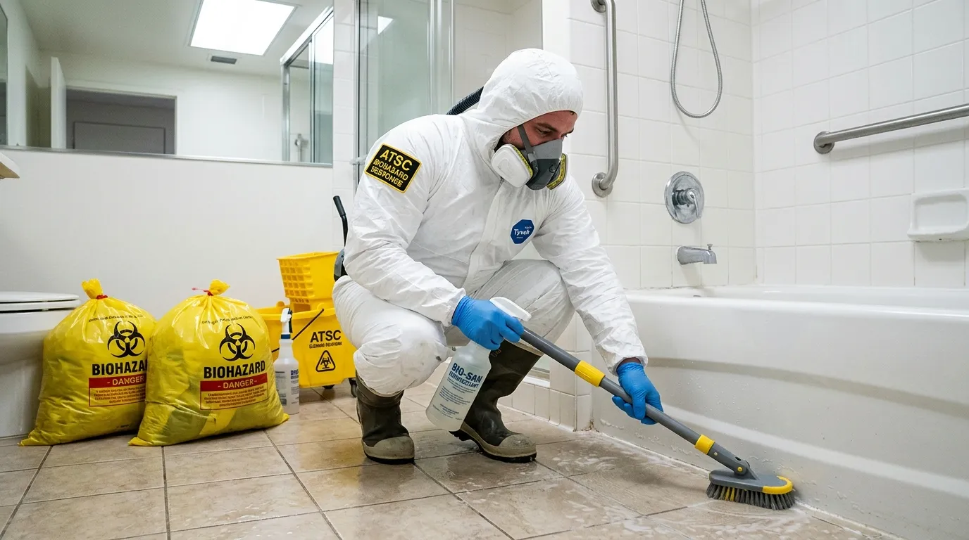 Decontamination equipment deployed for Blood Cleanup in Forest Hills